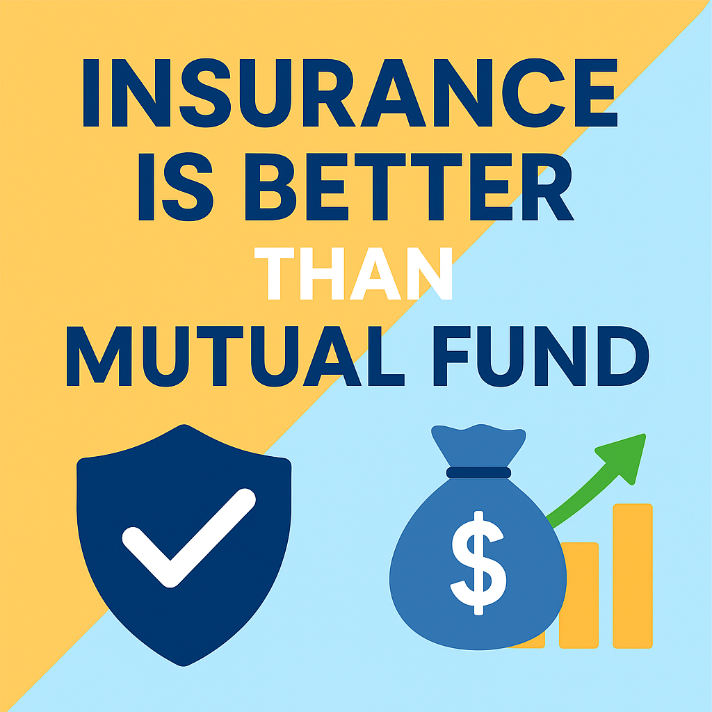 insurance vs mutual fund comparison